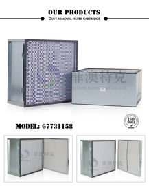Steel Frame Panel Pleated Air Filters First Stage Polyester Material
