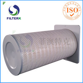 Square End Cap Gas Turbine Filters Cartridge For Air Inlet Housing F7 - F8 Efficiency