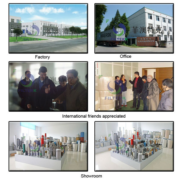 Filterk 1μm Accuracy Air Compressor Filter Cartridge , High Precision