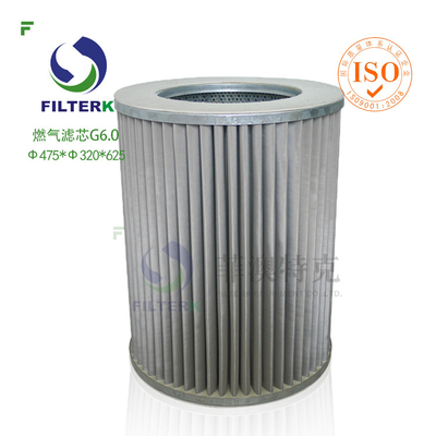 G6.0 Gas Filter Element For Natural Manufactured Gas Filtrec WX154 / WX257 Replacement Durable Precise Filtration