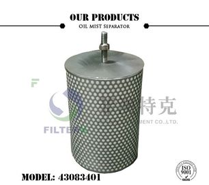 Demister Performance Oil Filter , Centrifugal Air Compressor Vacuum Oil Filter