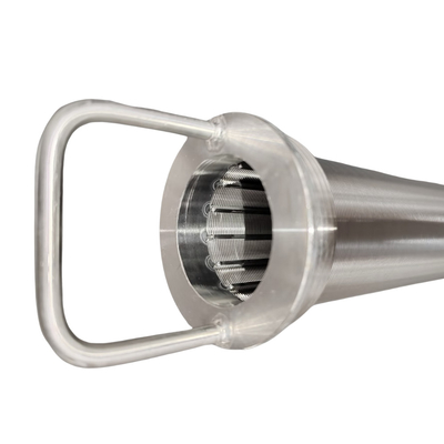 Filterk Anti corrosion S316 self-cleaning FITO wedge wire cartridge for Zircon grinder