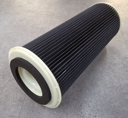 Cylindrical Anti Static Polyester Dust Collector Air Filter For Amano Replacement