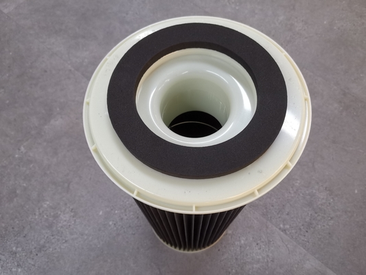 Cylindrical Anti Static Polyester Dust Collector Air Filter For Amano Replacement