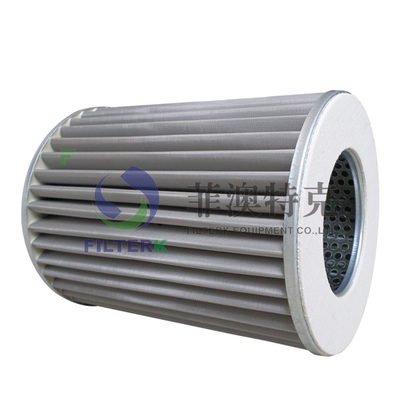 FILTERK G3.0 SS Mesh Media 10um Natural Gas Filter Cartridge Used In Distribution Station