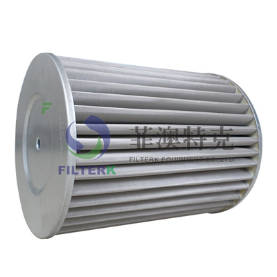 FILTERK Natural Gas Filter Cartridge G3.0 SS Mesh Media 20 Micron Used In Gas Gathering Station