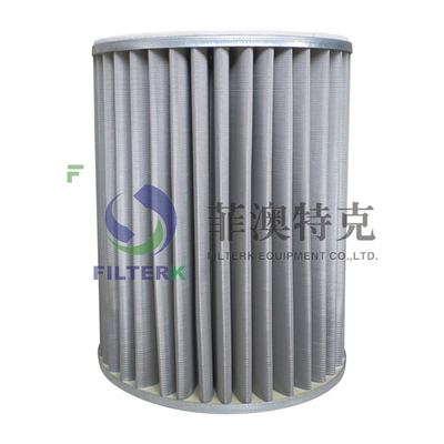 FILTERK Natural Gas Filter Cartridge G3.0 SS Mesh Media 20 Micron Used In Gas Gathering Station