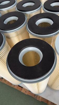 Pleated Filter Media Dust Collector Filter Cartridge with Customizable Filtration Media and Pulse-Jet Cleaning for AMADA Laser Cutting Machines