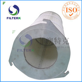 Three Lugs Industry Pleated Filter Cartridge For 9.4 M2 Filtering Area