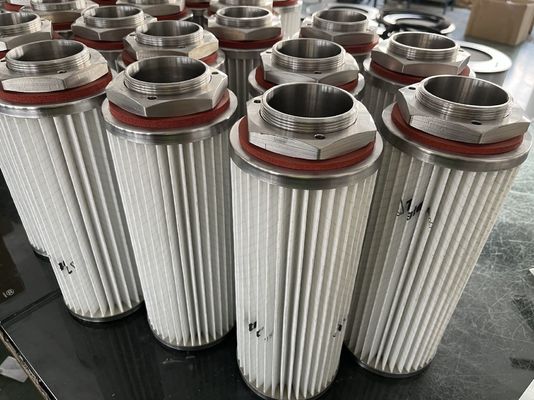 Spunbond Polyester Dust Filter Cartridge For Lithium Battery Anti Static
