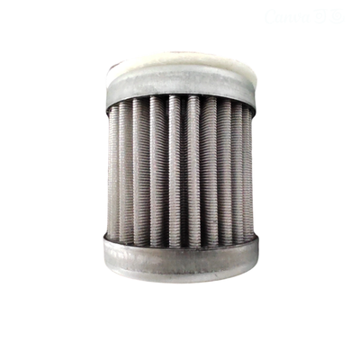 304/316L Miniature Stainless Steel High-temperature Corrosion-resistant Pleated Filter Cartridges 1-100m Filtration for Oil
