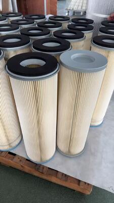 Pleated Filter Media Dust Collector Filter Cartridge with Customizable Filtration Media and Pulse-Jet Cleaning for AMADA Laser Cutting Machines