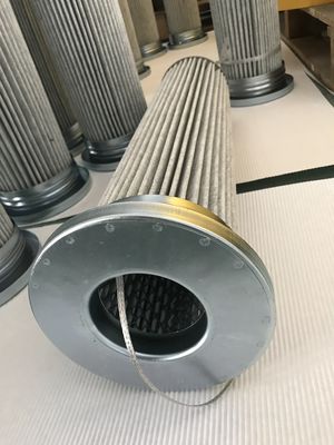 Metal Top / Bottom Pleated Bag Filters For Industrial Dust Collector